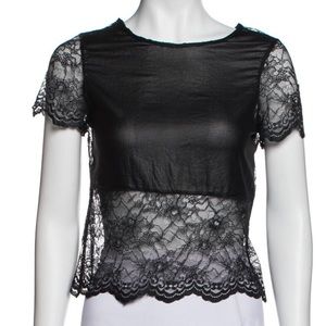 Gryphon Crew Neck Short Sleeve Crop Top